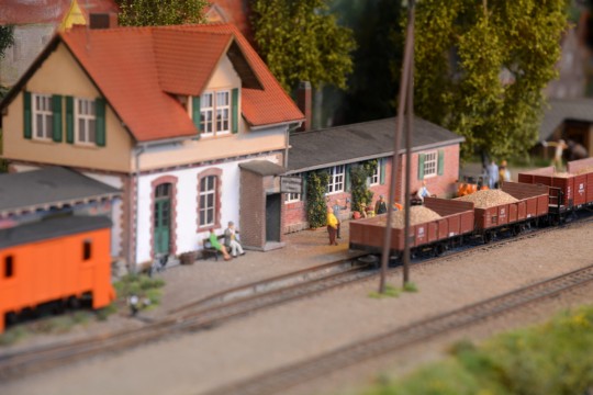 Bahnhof Straberg/Harz, H0m