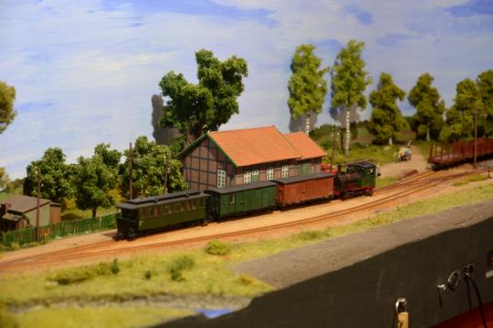 Bahnhof Landesgrenze, H0e