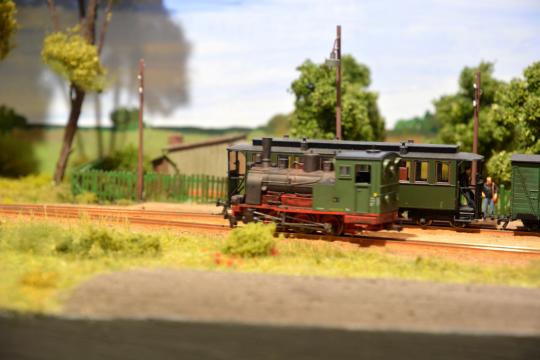 Bahnhof Landesgrenze, H0e